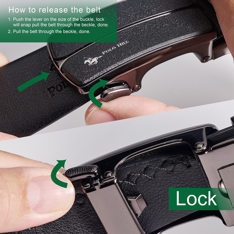 Load image into Gallery viewer, Gift Box 2-in-1 Bundle Set Genuine Leather RFID Protected Wallet Automatic Buckle Belt