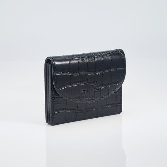 Unisex Faux Leather Mini Card Wallet