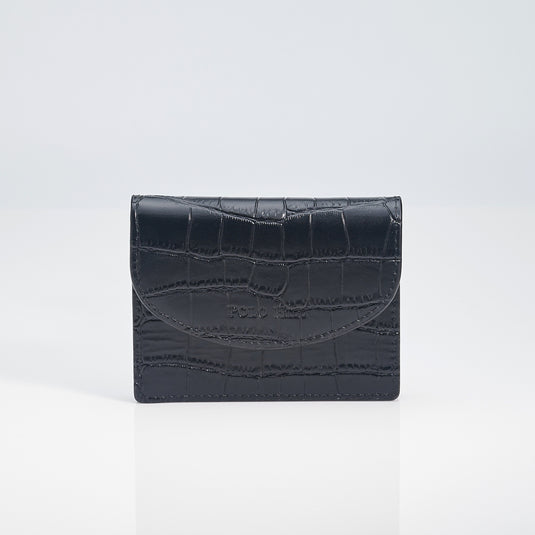 Unisex Faux Leather Mini Card Wallet