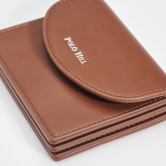 Unisex Faux Leather Mini Card Wallet