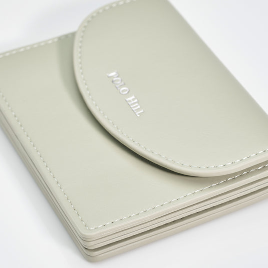 Unisex Faux Leather Mini Card Wallet