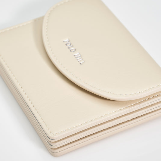 Unisex Faux Leather Mini Card Wallet