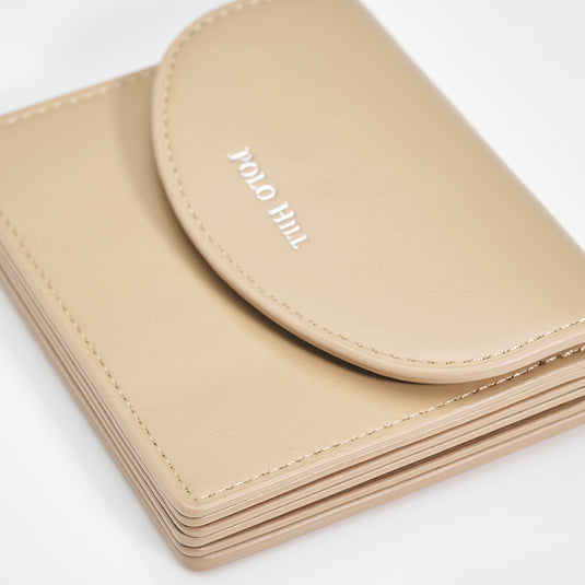 Unisex Faux Leather Mini Card Wallet
