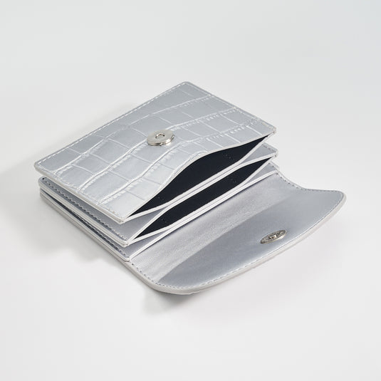 Unisex Faux Leather Mini Card Wallet