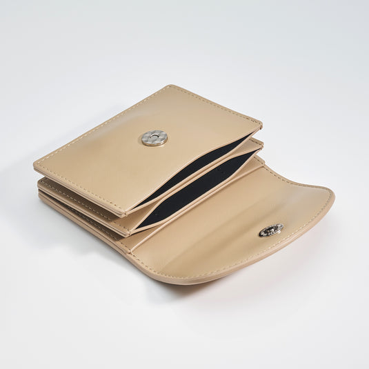 Unisex Faux Leather Mini Card Wallet