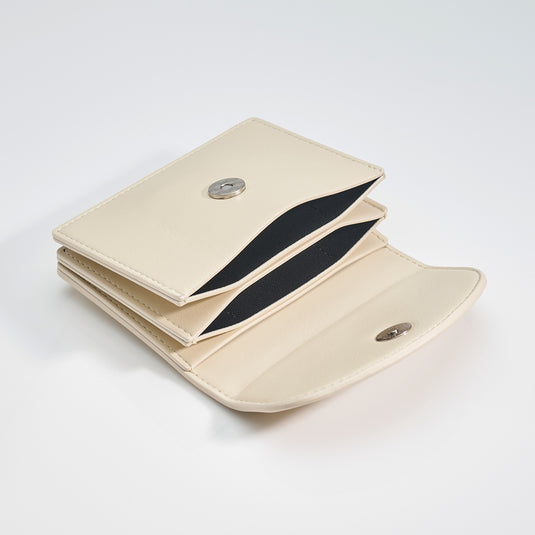 Unisex Faux Leather Mini Card Wallet