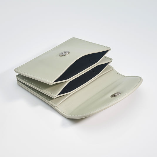 Unisex Faux Leather Mini Card Wallet