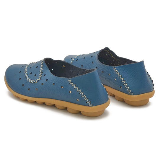 Punched Hole Slip On Shoes