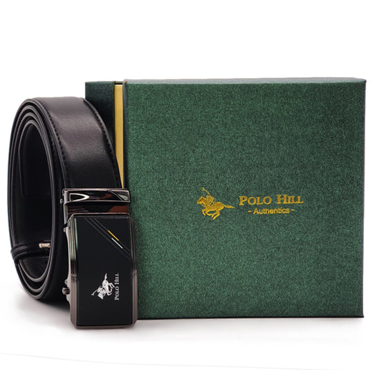 Premium Series Faux Leather Automatic Buckle 140cm Belt Gift Box