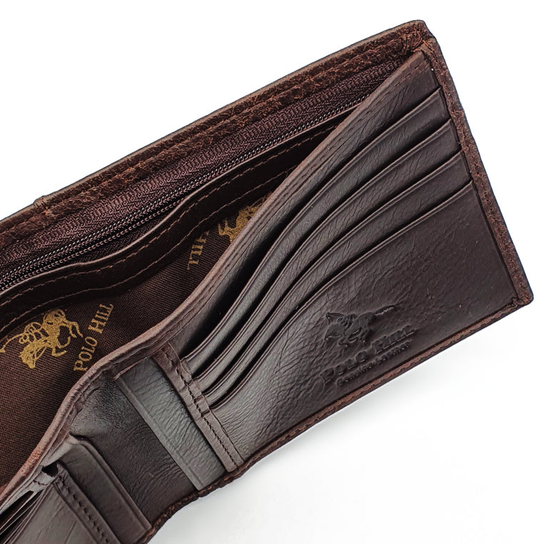 Load image into Gallery viewer, Genuine Leather RFID Blocking Bifold Wallet with Gift Box - Basic