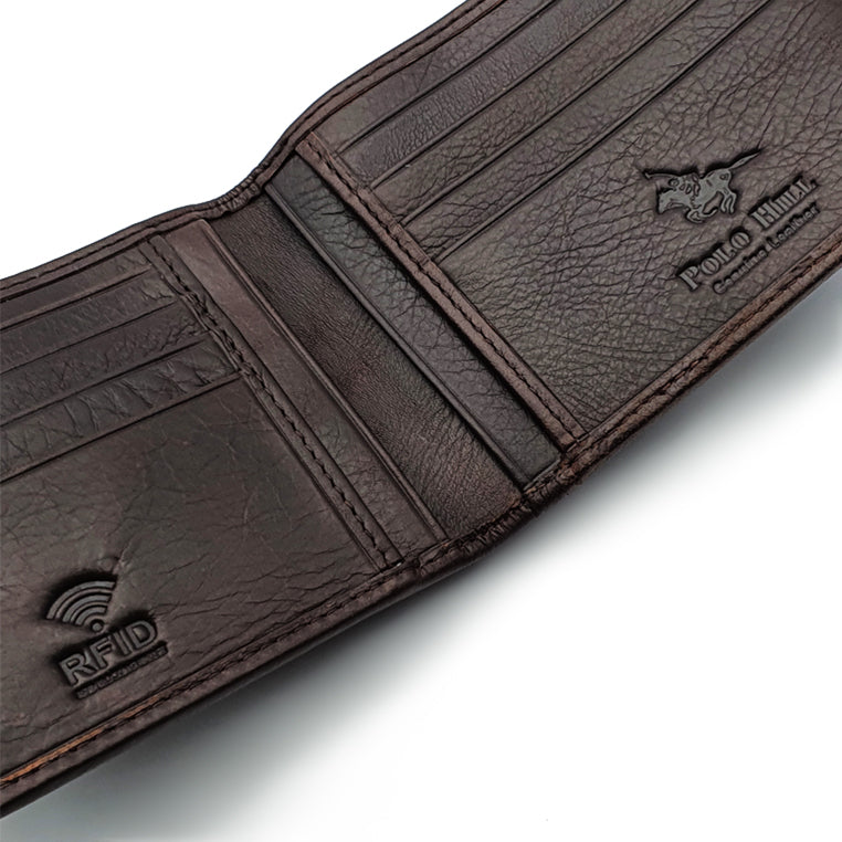 Load image into Gallery viewer, Genuine Leather RFID Blocking Bifold Wallet with Gift Box - Basic