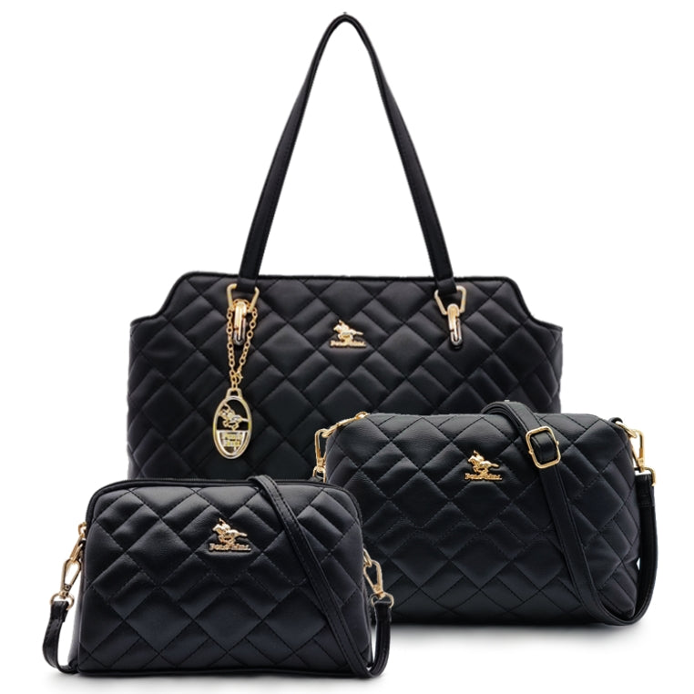 Load image into Gallery viewer, Elverys  Shoulder Tote Bag 3-in-1 Bundle Set