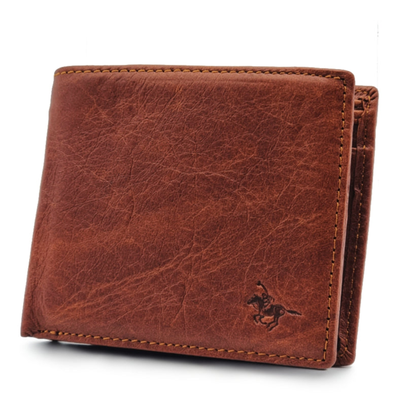 Load image into Gallery viewer, Mens Short Genuine Leather BiFold Wallet