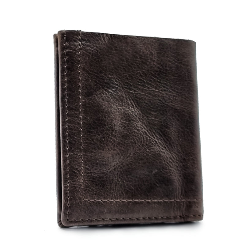 Load image into Gallery viewer, Mens Short Genuine Leather BiFold Wallet