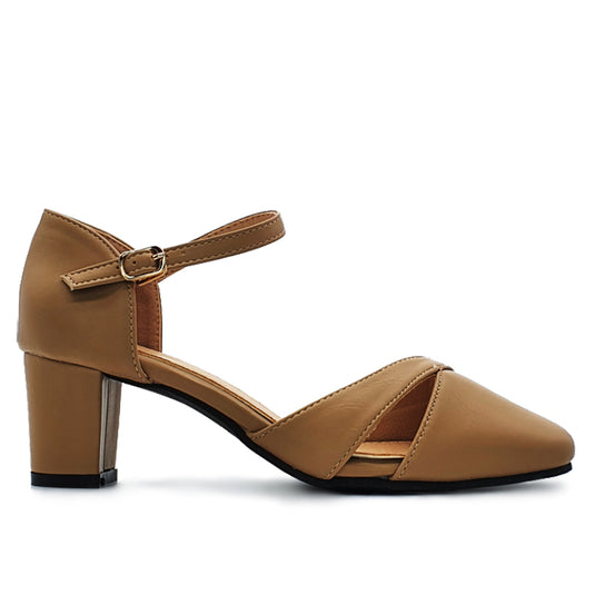 Ankle Strap Block Heels