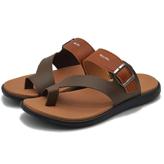 Single Buckle Toe Loop Sandals