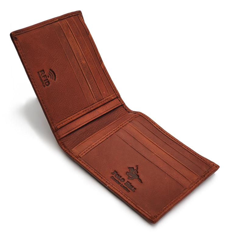 Load image into Gallery viewer, Genuine Leather RFID Blocking Bifold Wallet with Gift Box - Basic