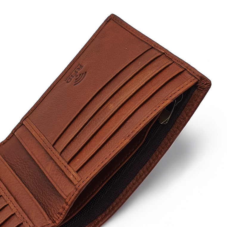 Load image into Gallery viewer, Genuine Leather RFID Blocking Bifold Wallet with Gift Box - Basic