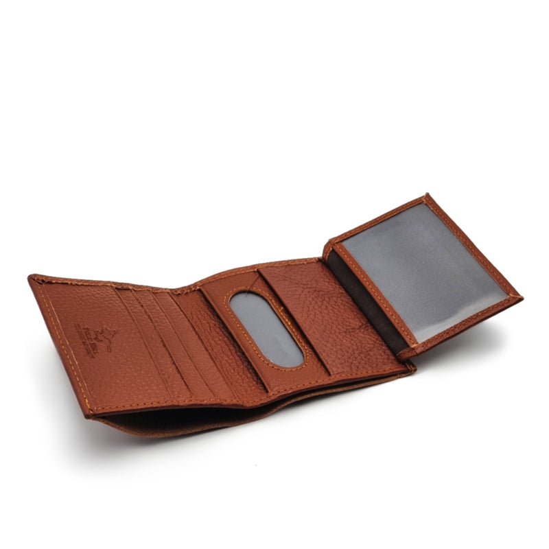 Load image into Gallery viewer, Mens Short Genuine Leather BiFold Wallet