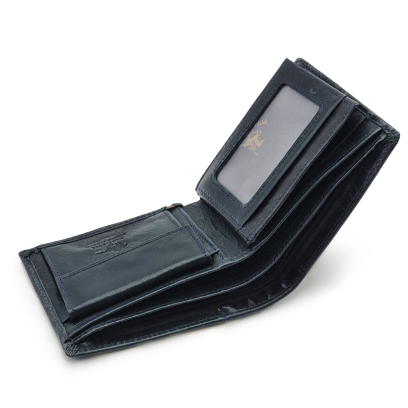 Load image into Gallery viewer, Mens Short Genuine Leather BiFold Wallet