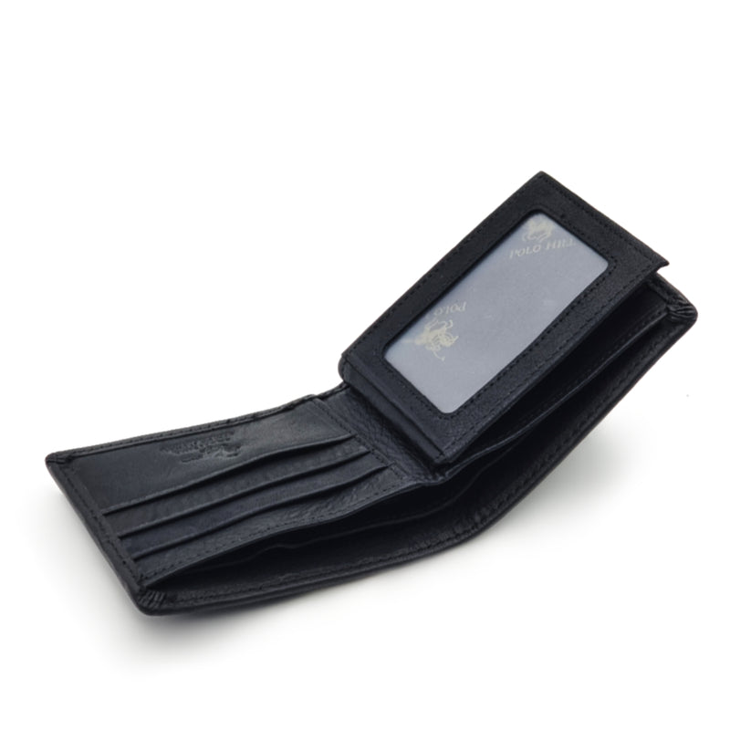 Load image into Gallery viewer, Mens Short Genuine Leather BiFold Wallet