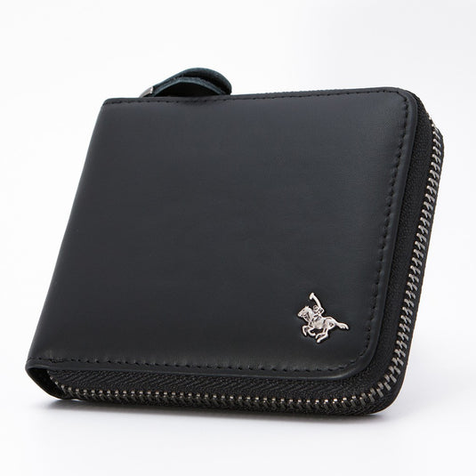 RFID Blocking Genuine Leather Wallet