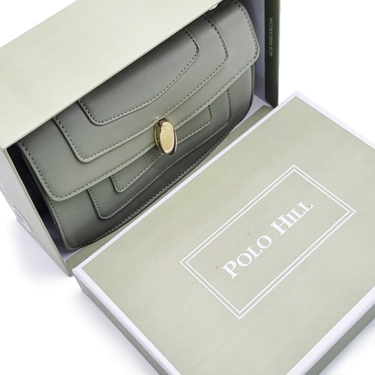 Exclusive Turn-Lock Chain Sling Bag with Gift Box