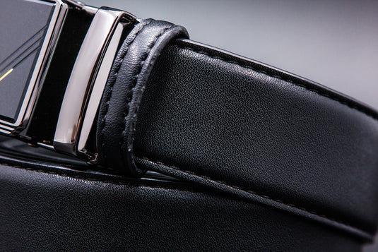 Premium Series Faux Leather Automatic Buckle 140cm Belt Gift Box