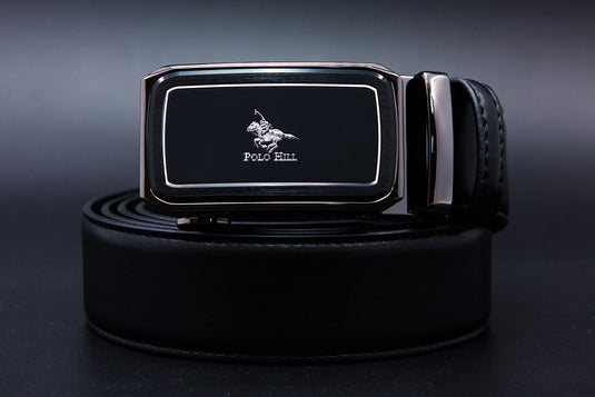 Premium Series Faux Leather Automatic Buckle 140cm Belt Gift Box