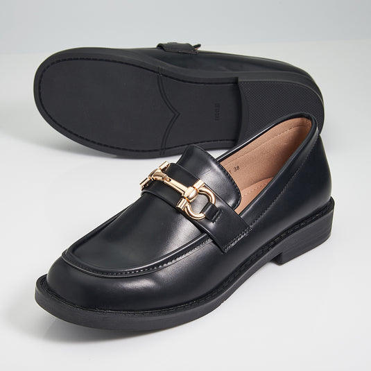 Ladies Low Heel Slip On Loafers