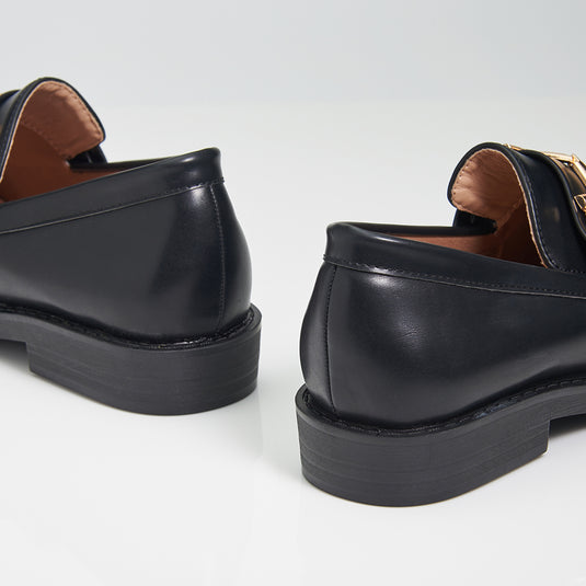 Ladies Low Heel Slip On Loafers