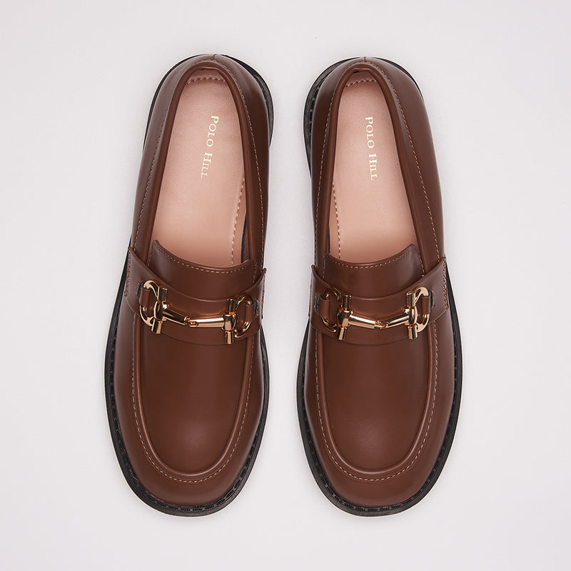 Load image into Gallery viewer, Ladies Low Heel Slip On Loafers
