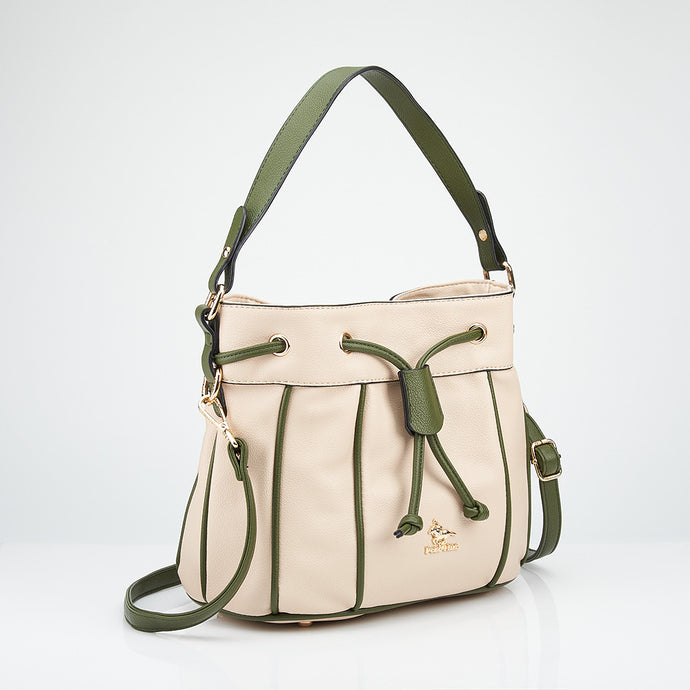 Araiya Drawstring Bucket Tote