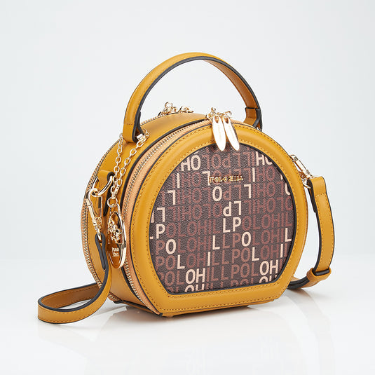 Monogram Semi Circle Crossbody Sling Bag