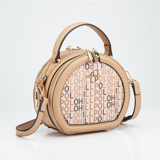 Monogram Semi Circle Crossbody Sling Bag