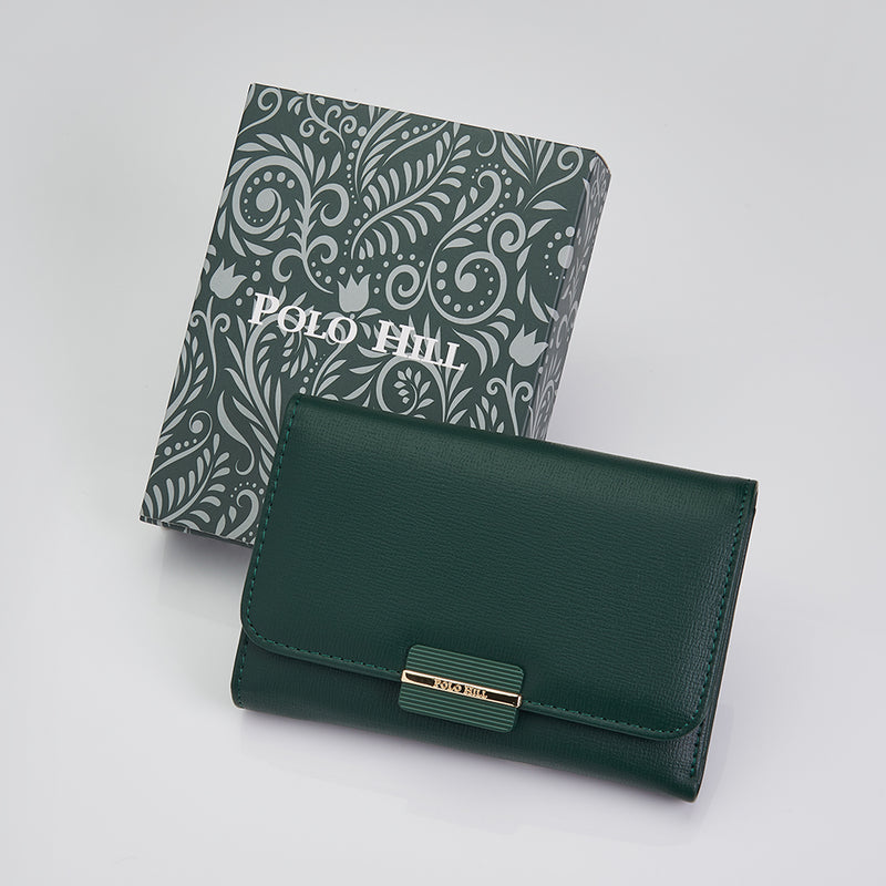 Load image into Gallery viewer, Ladies Tri-Fold Short Wallet
