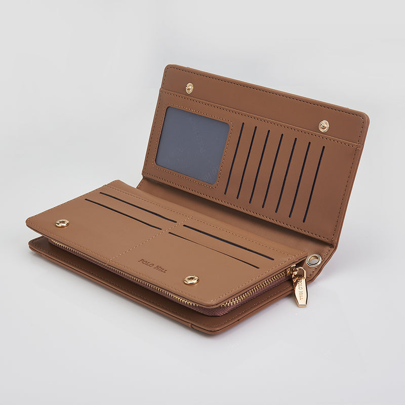 Load image into Gallery viewer, Ladies Bi-Fold Long Wallet
