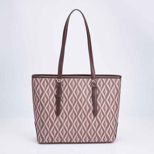 Ladies PHimond Monogram Shoulder Tote Bag