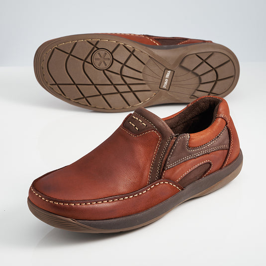 Genuine Leather Slip On Comfort Shoes
