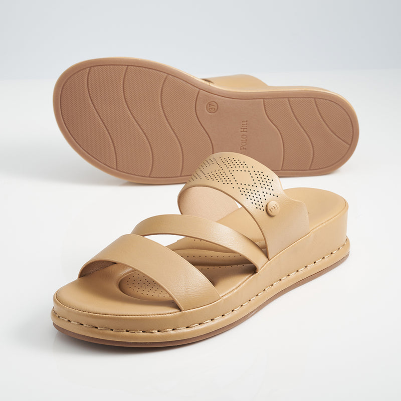 Load image into Gallery viewer, Three Strap Wedge Sandals
