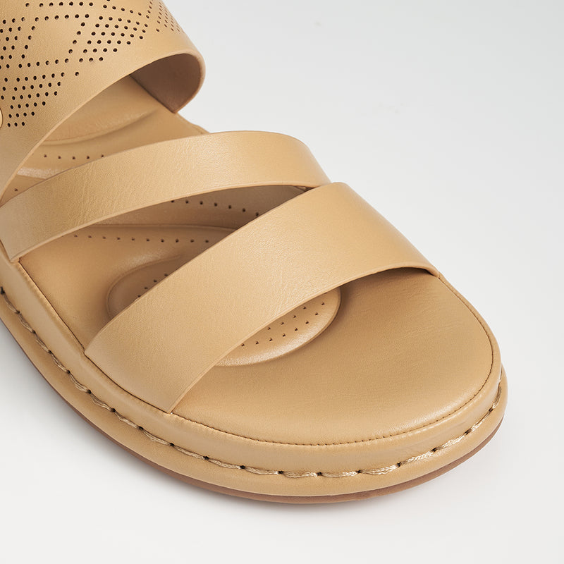 Load image into Gallery viewer, Three Strap Wedge Sandals
