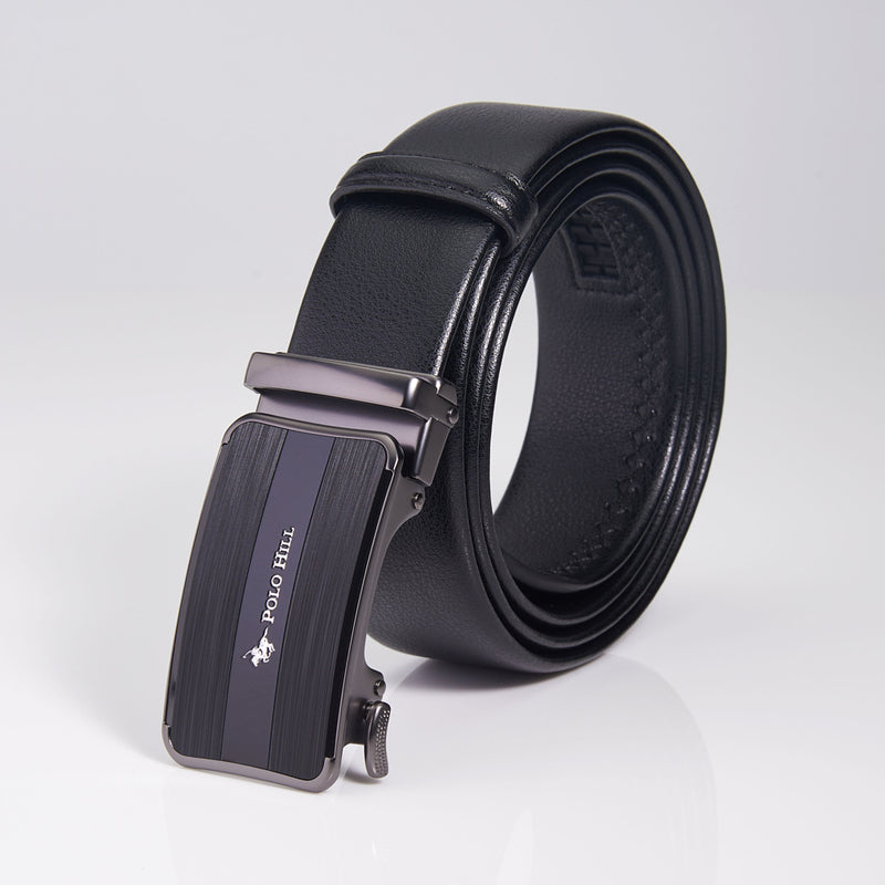 Load image into Gallery viewer, Mens Fortune Gift Box 2-in-1 Bundle Set RFID Protected Top Grain Leather Wallet Automatic Belt
