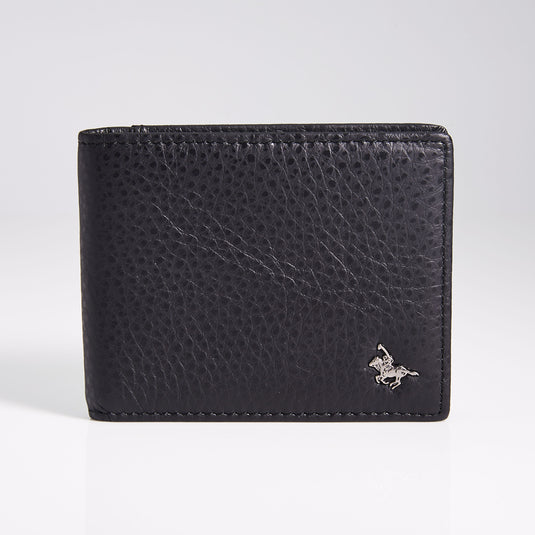 Mens Fortune Gift Box 2-in-1 Bundle Set RFID Protected Top Grain Leather Wallet Automatic Belt