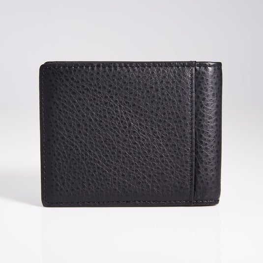 Mens Fortune Gift Box 2-in-1 Bundle Set RFID Protected Top Grain Leather Wallet Automatic Belt