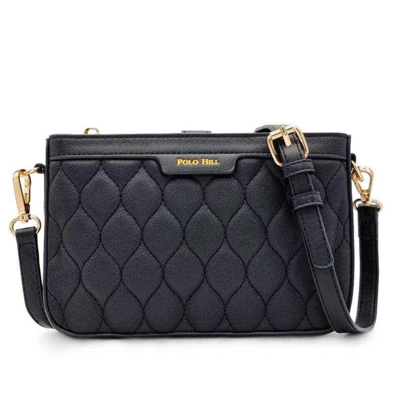 Load image into Gallery viewer, Quilted Sling Purse Bag

