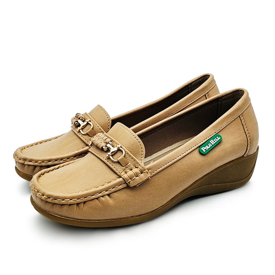 Wedge Horsebit Loafers Shoes