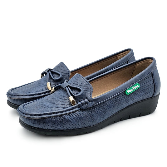 Wedge Bow Knot Loafers