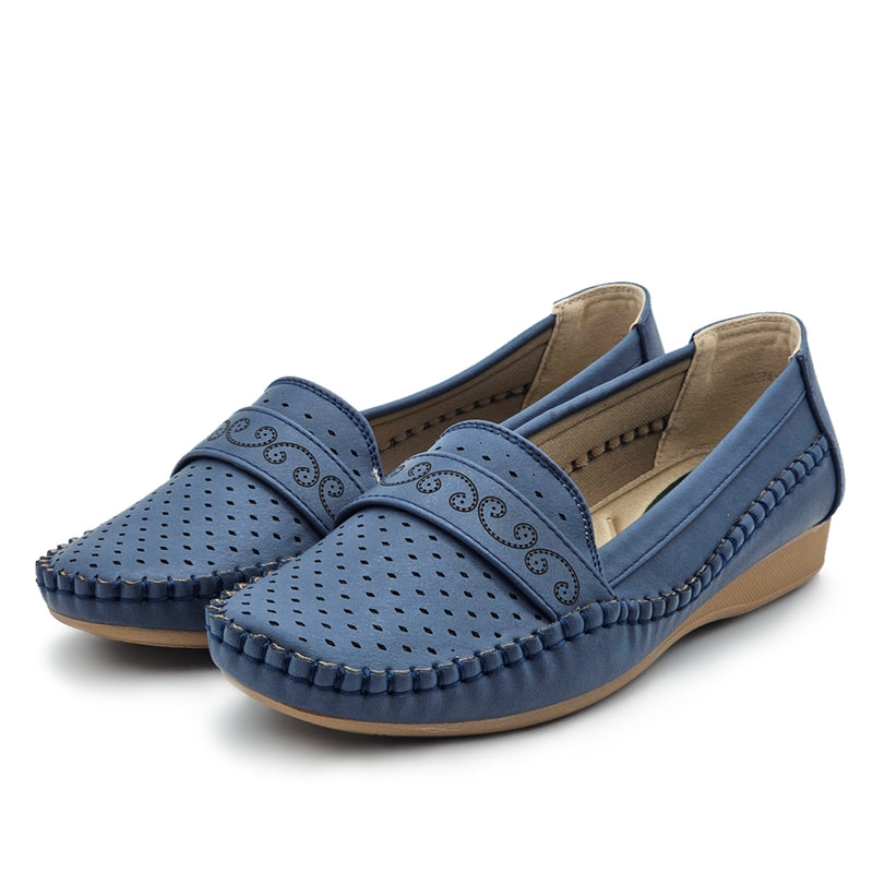 Load image into Gallery viewer, Big Plus Size Slip On Flat Shoes
