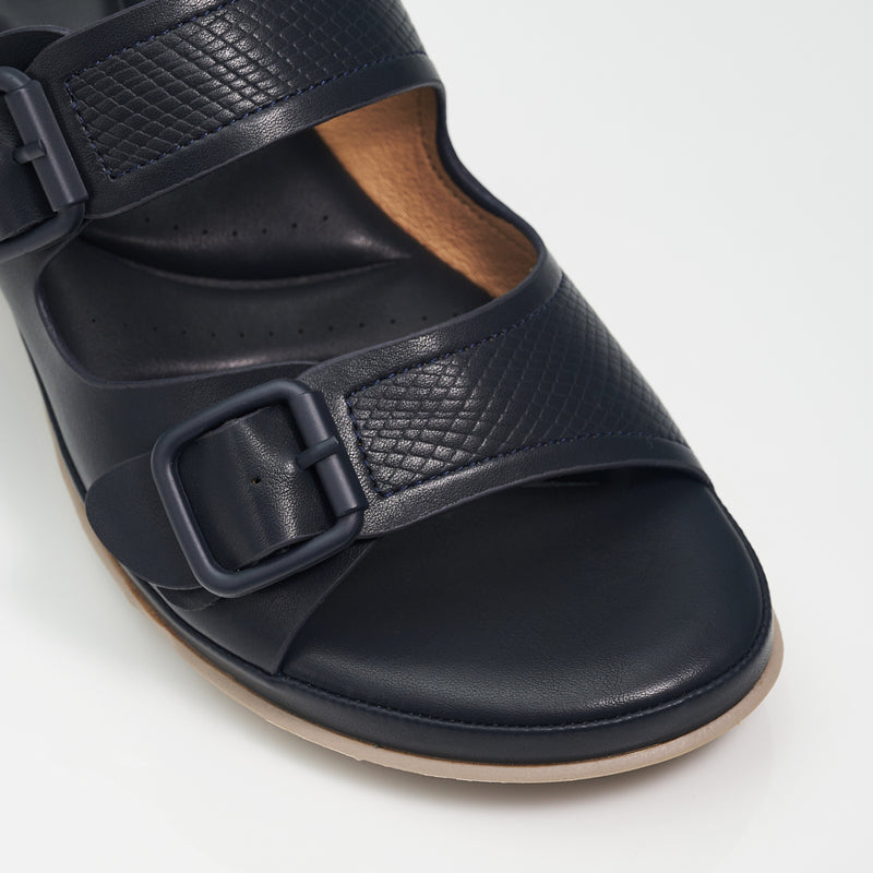 Load image into Gallery viewer, Ladies Two Band Wedges Sandals
