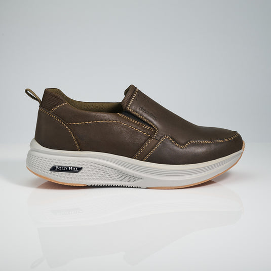 Men Genuine Leather Slip On Shoes